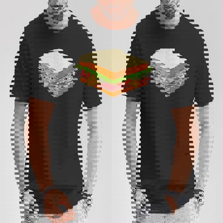 ハム&チーズサンドイッチ Tシャツ 面白い贈り物