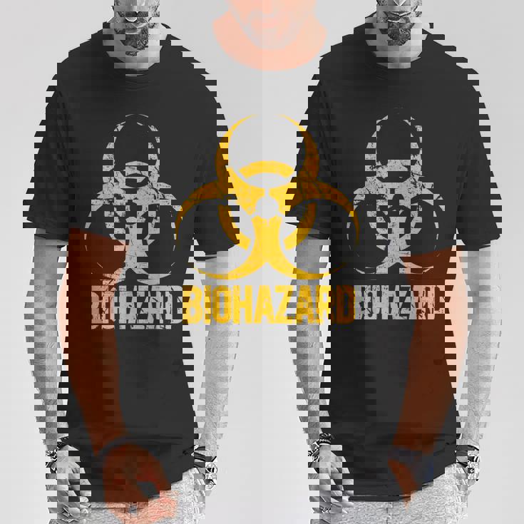 バイオハザード グランジスタイル アンティーク調 毒性 ビンテージ Tシャツ 面白い贈り物