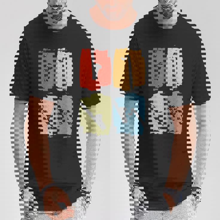 バス クラリネット レトロ Tシャツ 面白い贈り物