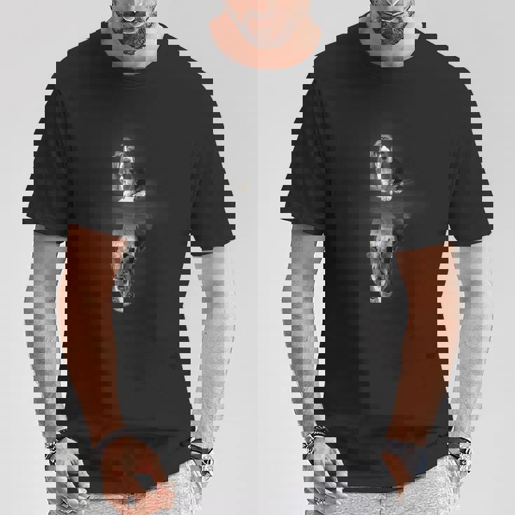 バセットハウンドドッグtシャツ Tシャツ 面白い贈り物