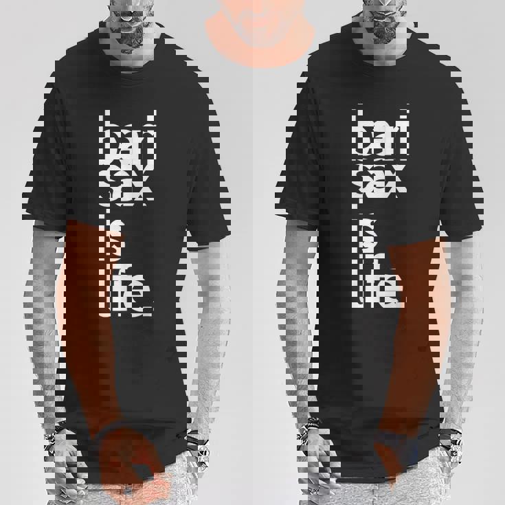 バリトンサックス サックスプレイヤー サックスフォニストギフト Tシャツ 面白い贈り物