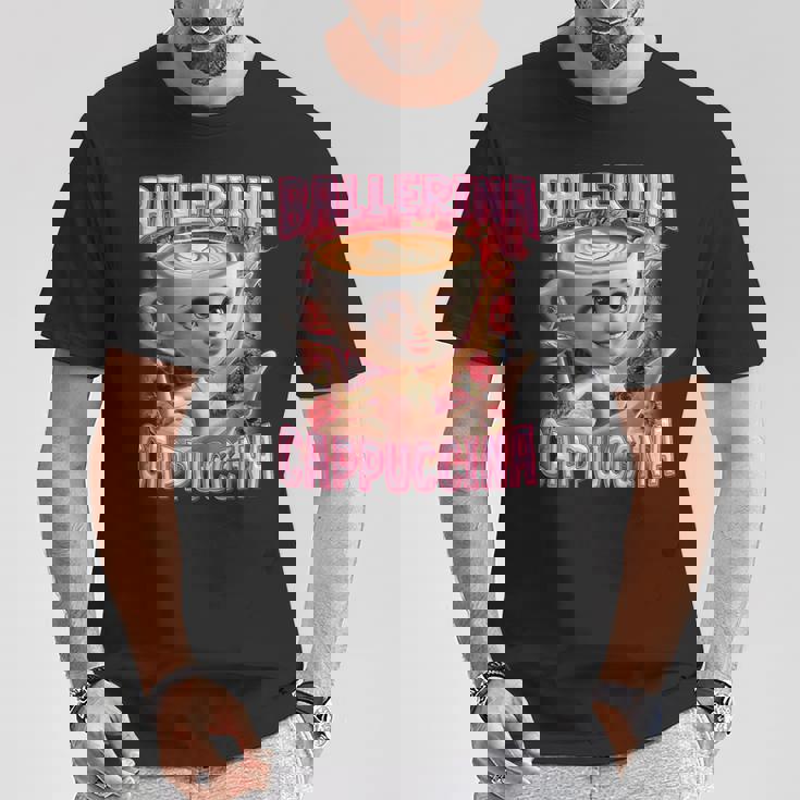 バレリーナ カプチーナ イタリアンブレイン Tシャツ 面白い贈り物