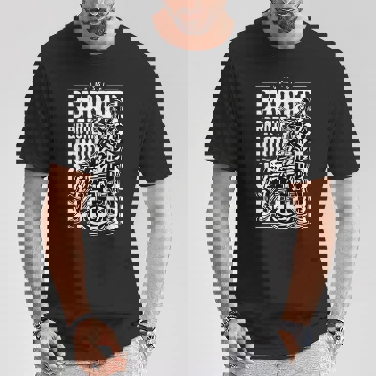 バーバーショップ メンズ バーバー ビアード Tシャツ 面白い贈り物