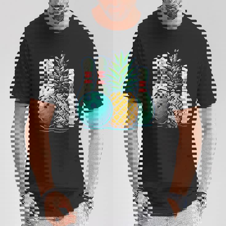 パイナップルボウリング Tシャツ 面白い贈り物