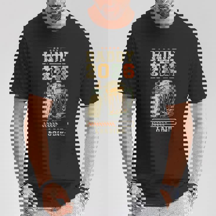 パパ 2026 ローディング 父親業 期待するパパ 父親になる人 Tシャツ 面白い贈り物