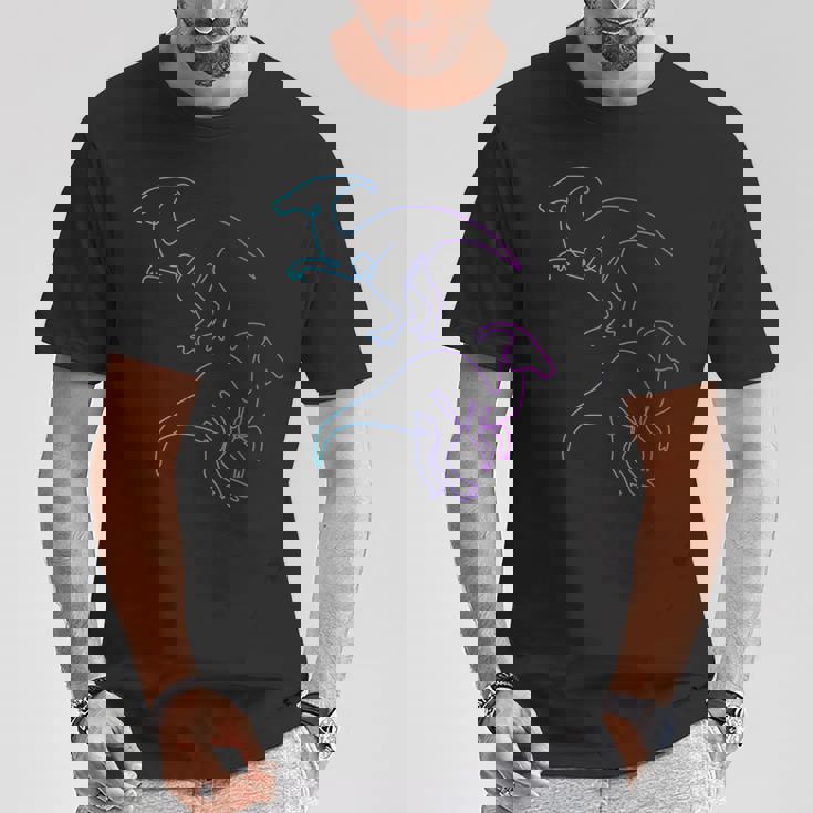 パラサウロロフィーニ ハドロサウルダエ 恐竜 パラサウロロフス Tシャツ 面白い贈り物