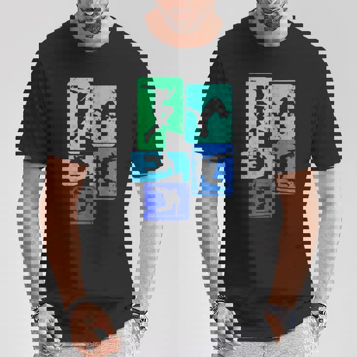 パルクールトレーサーフリーランナーフリーランニングキッズボーイズメンズ Tシャツ 面白い贈り物