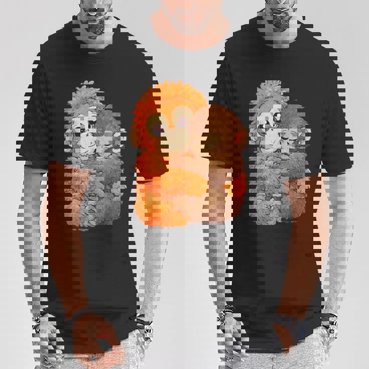 パンチくんとぬいぐるみ パンチザモンキー ニホンザル Tシャツ 面白い贈り物