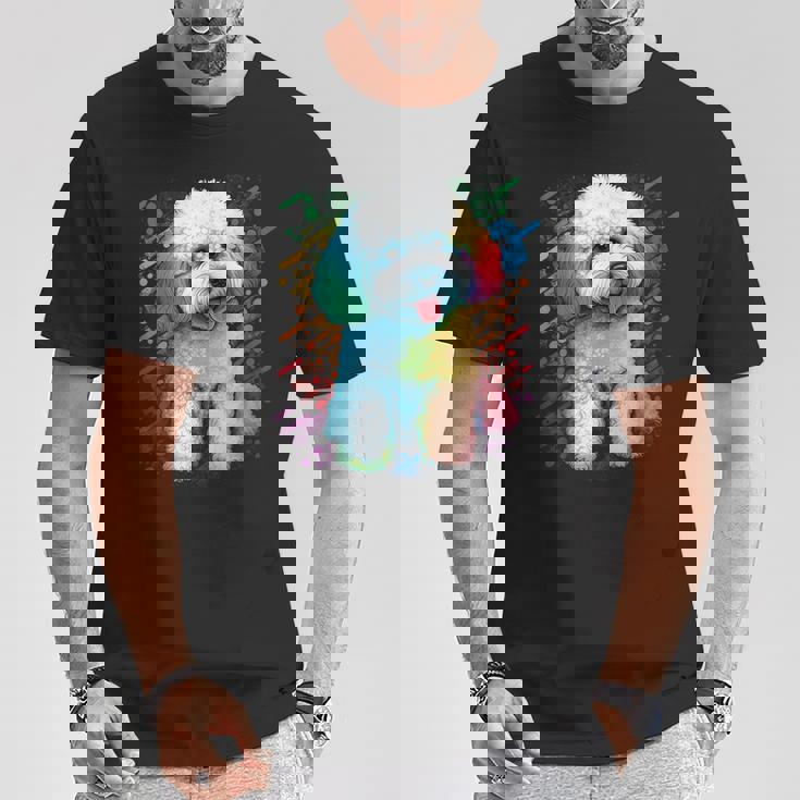 ビション・フリーゼ好きのかわいいビション・フリーゼの犬 Tシャツ 面白い贈り物