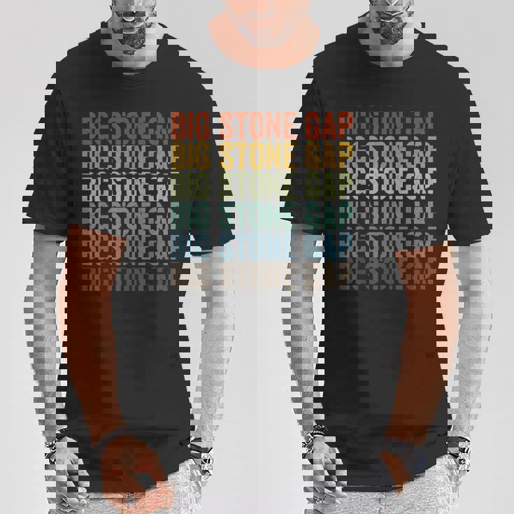 ビッグストーンギャップシティレトロ Tシャツ 面白い贈り物