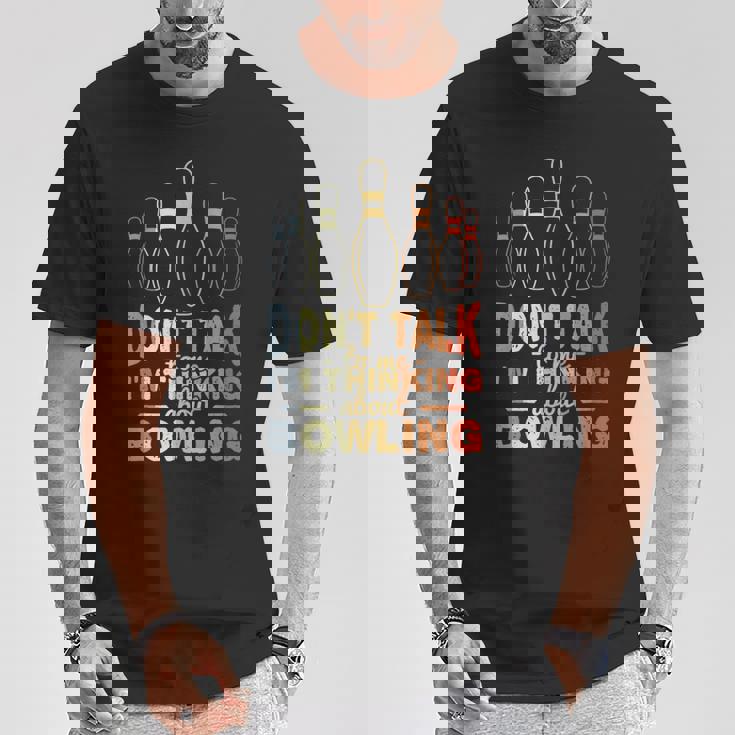 ビンテージボウリングジョークボウリングスポーツ Tシャツ 面白い贈り物