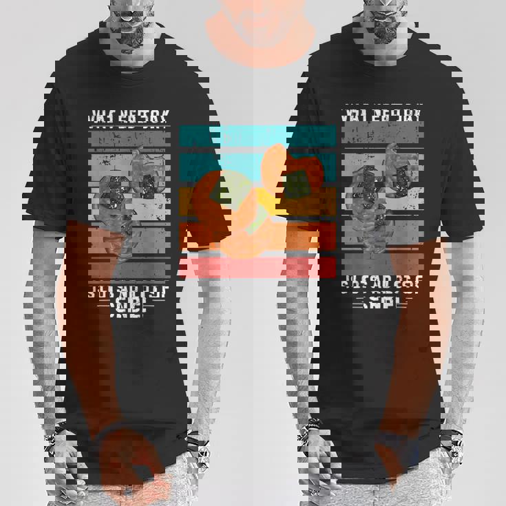 ビンテージ今日必要なのはたくさんのおせんべい Tシャツ 面白い贈り物