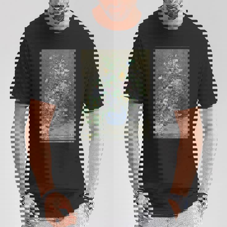 ピエール・オーギュスト ルノワールのスプリングブーケ Tシャツ 面白い贈り物