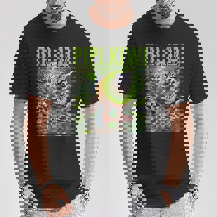 ピピ キウイ アライグマ Ai モンスター イタリアン ブレイン ロット ボーイ ミーム ジョーク Tシャツ 面白い贈り物
