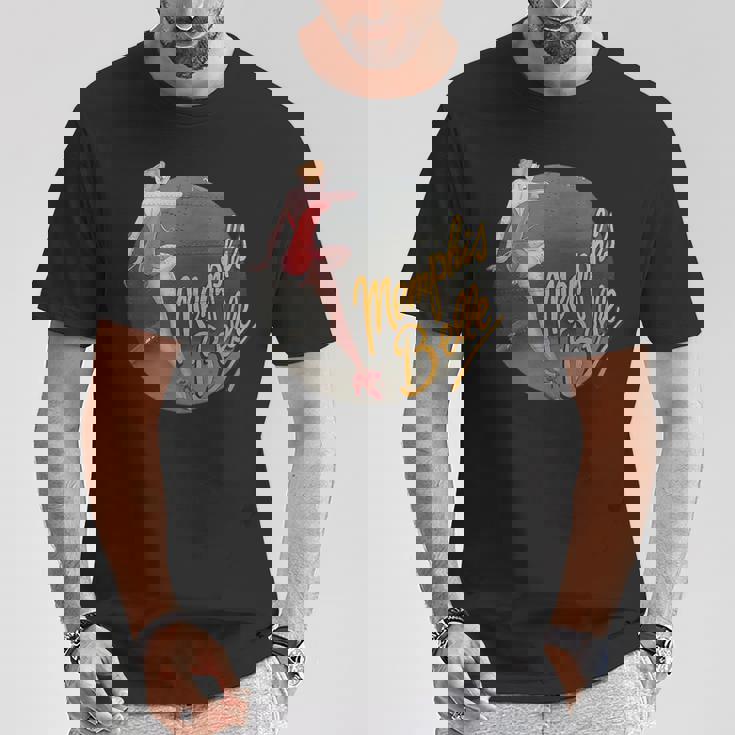 ピンナップガール Ww2 B-17 フライングフォートレス メンフィスベル Tシャツ 面白い贈り物