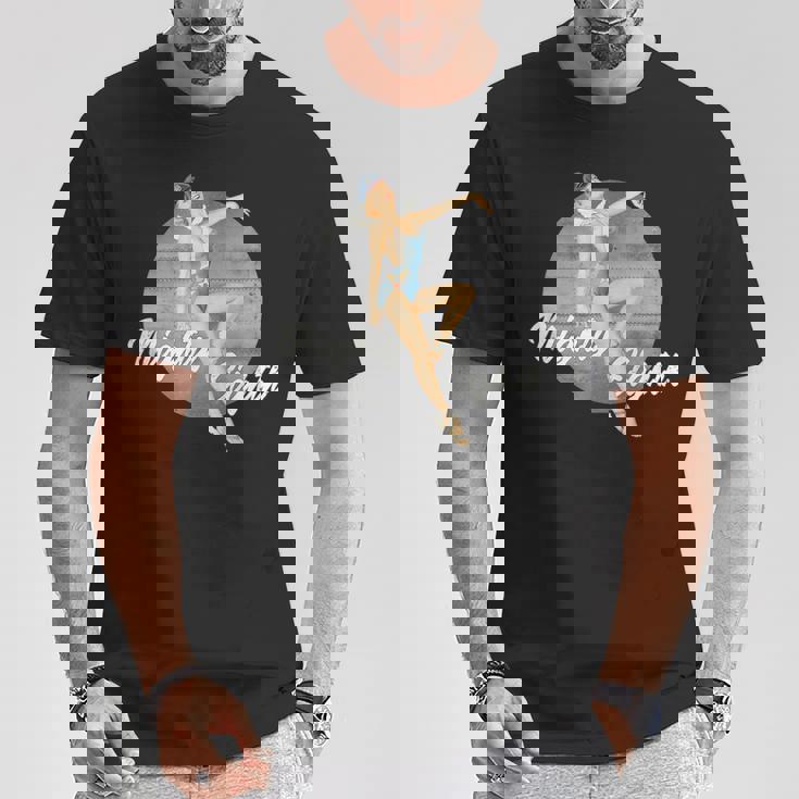 ピンナップガールww2「マイティエイツ」レトロヴィンテージ Tシャツ 面白い贈り物