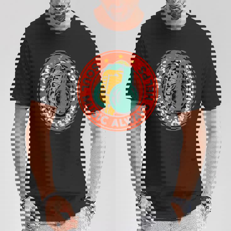 ファンクシャツ ヴィンテージ 70年代 コスチューム レアソウル音楽愛好家に Tシャツ 面白い贈り物