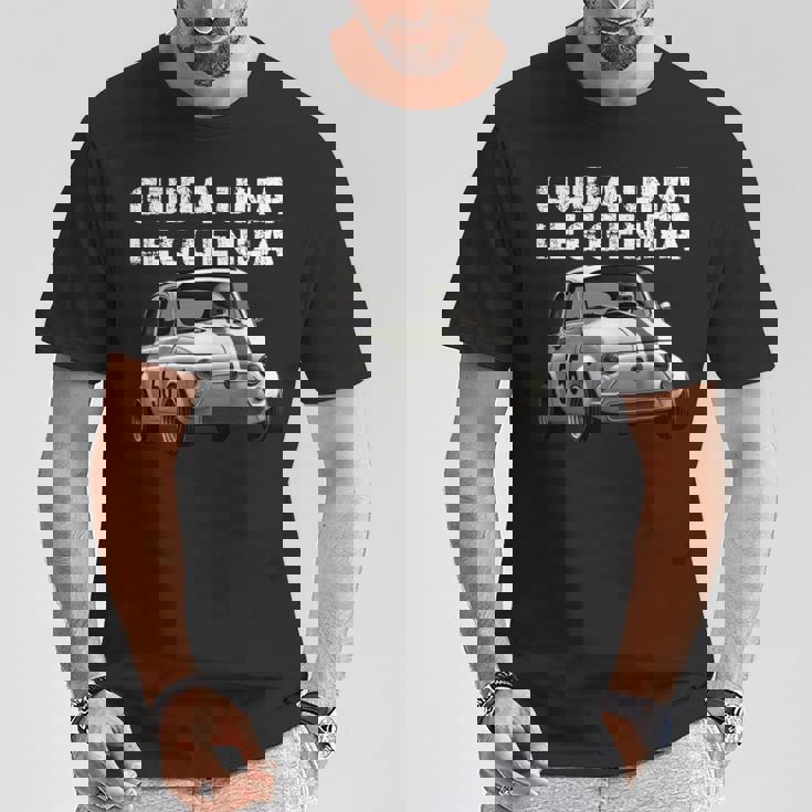 フィアット500 長袖tシャツ Tシャツ 面白い贈り物