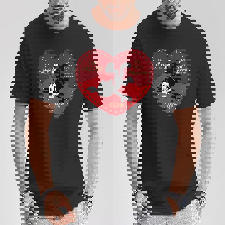 フェリックス・ザ・キャット・ヴァレンタイン・フォー・ユー 長袖tシャツ Tシャツ 面白い贈り物