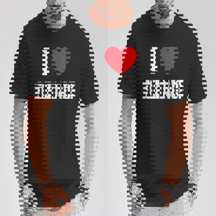 フォークダンス大好き Tシャツ 面白い贈り物