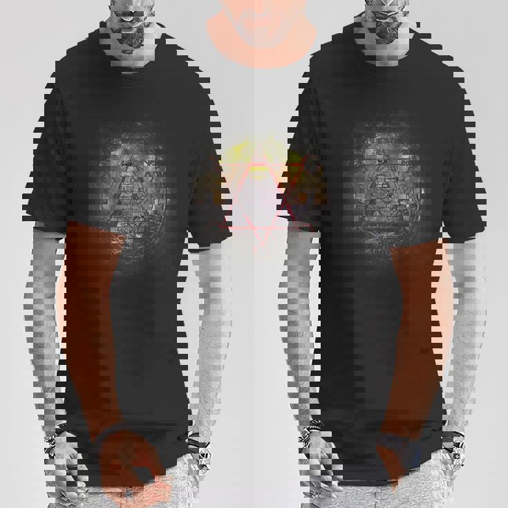 フリーメイソン ロッジ フリーメイソン マスターメイソン スクエア&コンパス エンブレム Tシャツ 面白い贈り物