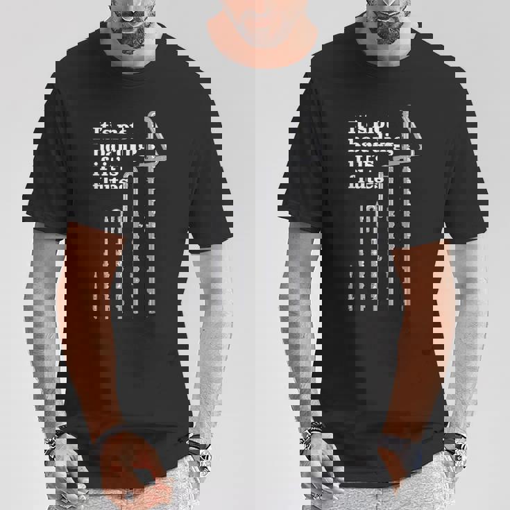 フルートプレーヤーまたはフルートの先生のためのフルートユーモア面白いフルート Flute Meme Tシャツ 面白い贈り物