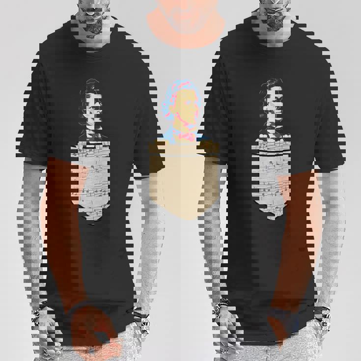 フレデリック・ショパン レトロ プロパガンダ Tシャツ 面白い贈り物
