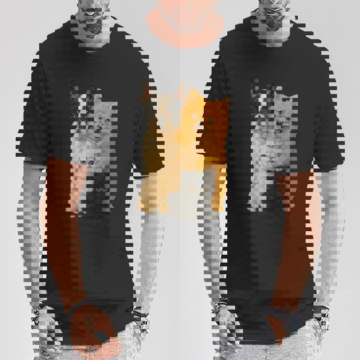 フレンチブルドッグ ポメラニアン エキゾチック ショートヘア マンチキン 猫 Tシャツ 面白い贈り物