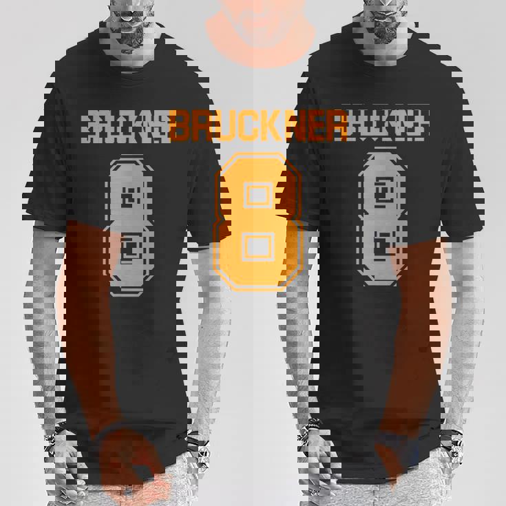 ブルックナー第8交響曲面白いスポーツ Bruckner 8 Tシャツ 面白い贈り物