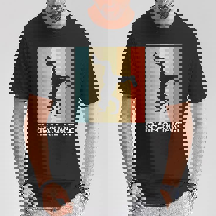 ブレイクダンス I レトロ I ダンサー ヒップホップダンス ブレイクダンス Tシャツ 面白い贈り物