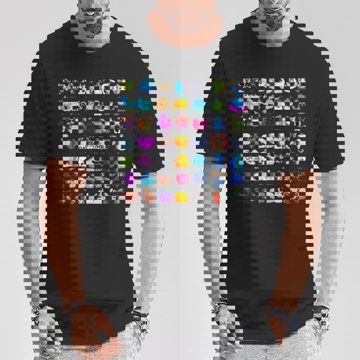 ブロックスフルーツオールフルーツ Tシャツ 面白い贈り物