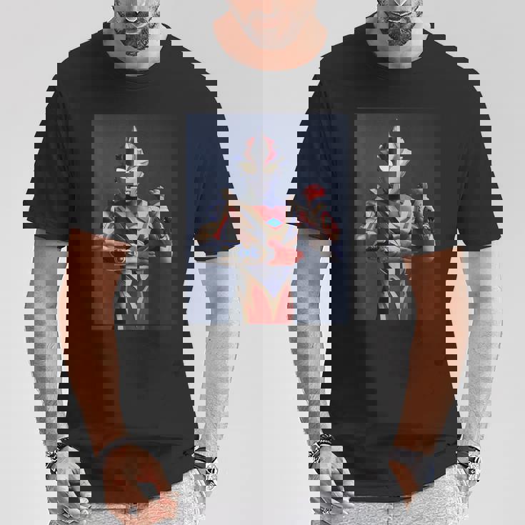 ブロマイドシリーズ ウルトラマンメビウス メビウスフェニックスブレイブ Tシャツ 面白い贈り物