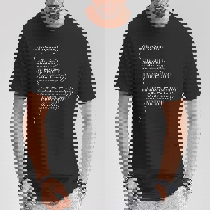 プログラマー向けソースコードプログラムコード Tシャツ 面白い贈り物