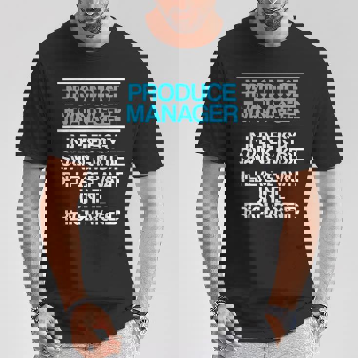 プロデュースマネージャー 食料品店スーパーバイザー Tシャツ 面白い贈り物