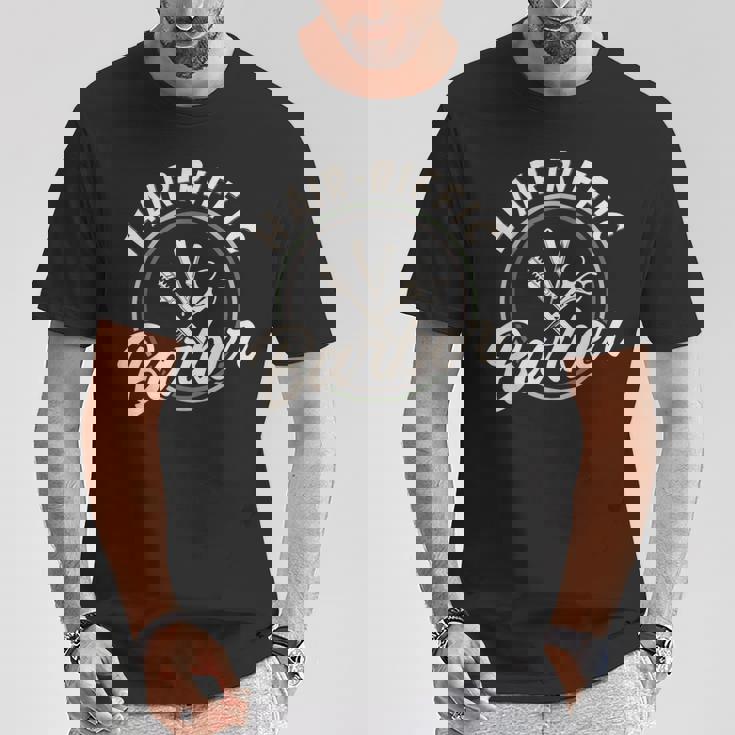 ヘアリフィク理容師美容室・ヘアサロン・美容師 Tシャツ 面白い贈り物