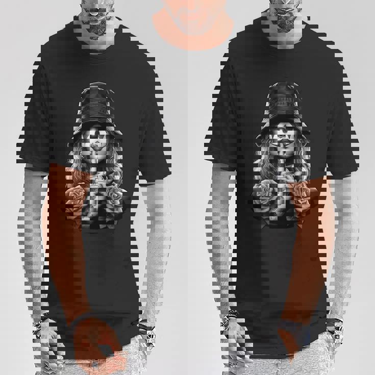 ペイサ・チカーナ アート タトゥー チカーノ チョラ チョロ ピエロ 長袖tシャツ Tシャツ 面白い贈り物