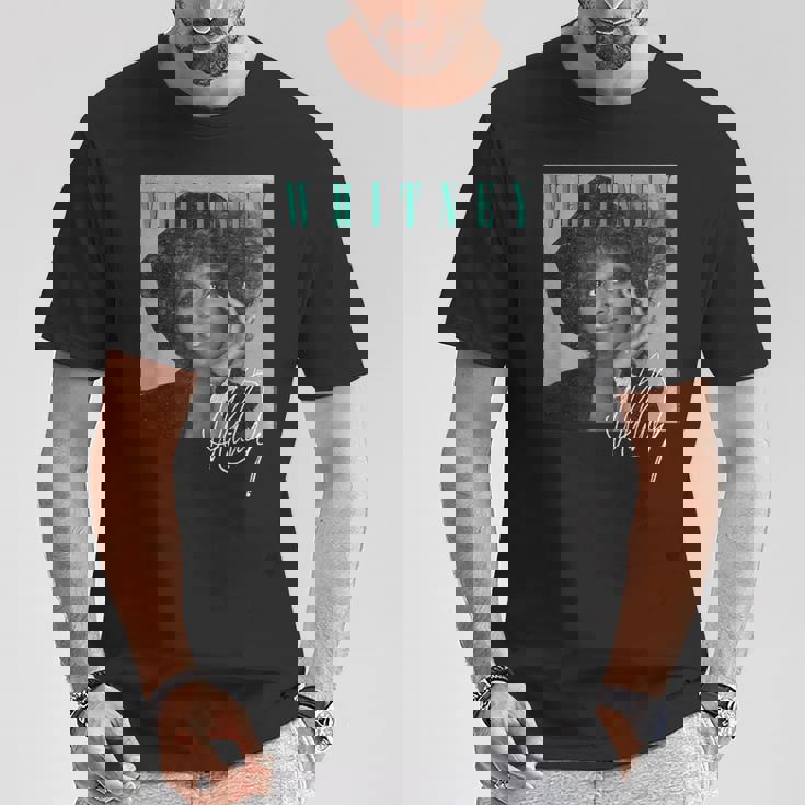 ホイットニー・ヒューストン・シューティングスター Tシャツ 面白い贈り物
