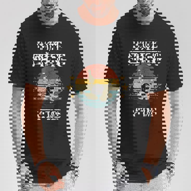 ボウリング私はかなり印象的です面白いビンテージボウラーダジャレ Tシャツ 面白い贈り物