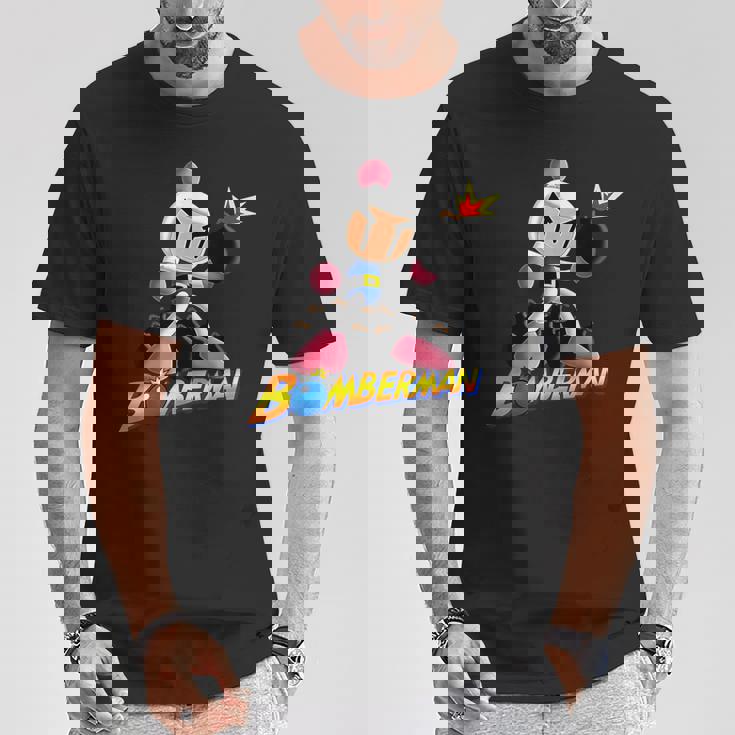 ボンバーマン 爆撃 爆破 レトロ ゲーマー ノスタルジア クラシック Tシャツ 面白い贈り物