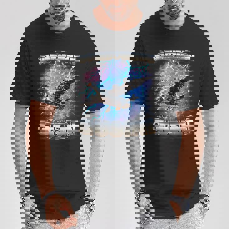 ボンボンビーニ グジーニ イタリアンブレイン 長袖tシャツ Tシャツ 面白い贈り物