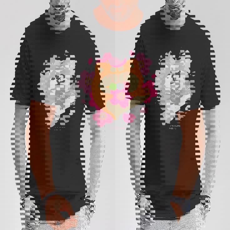 ボンレス犬とボンレス猫 桜 ボンレス犬 Tシャツ 面白い贈り物