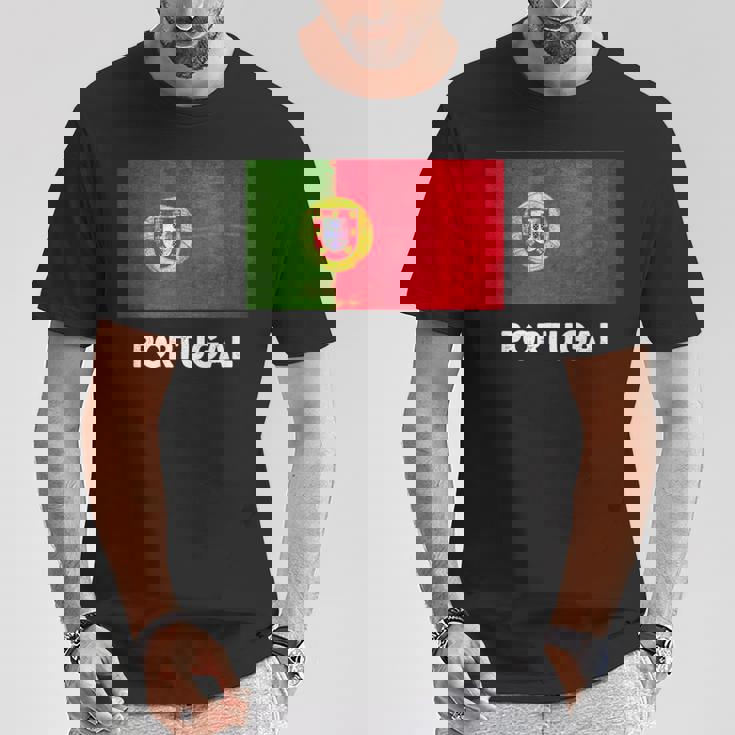 ポルトガル国旗tシャツ Tシャツ 面白い贈り物