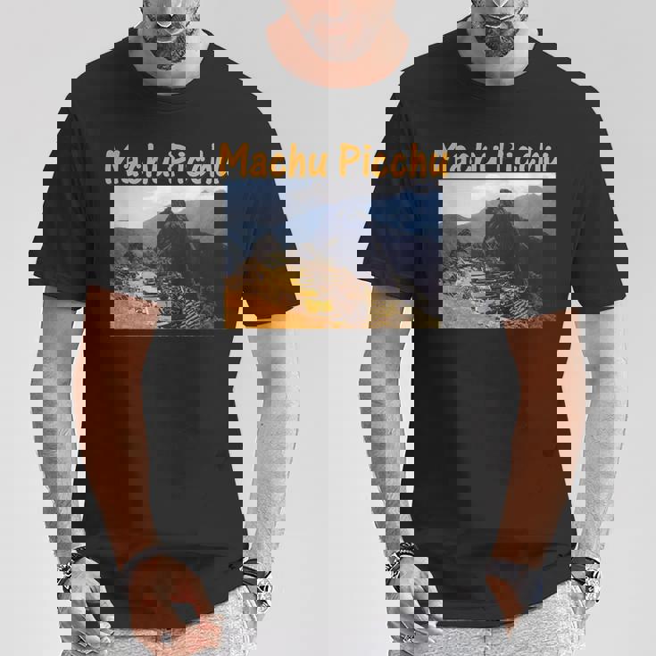 マチュピチュペルー遺跡 日の出 Tシャツ 面白い贈り物