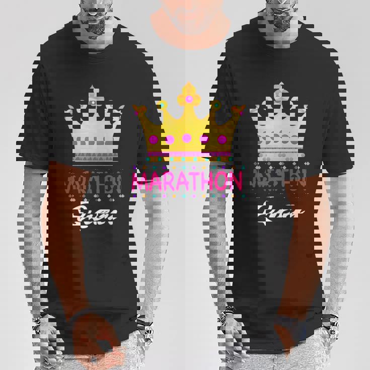 マラソン クイーン ランナー ランニング マラソン 好き 面白い Tシャツ 面白い贈り物