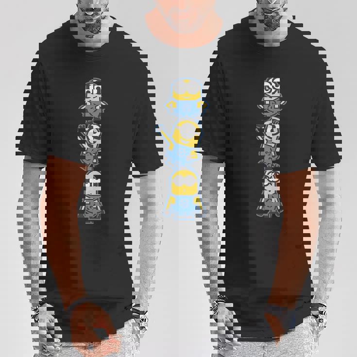 ミニオンズ カレッジエイト 2024 フロント&バック Tシャツ 面白い贈り物