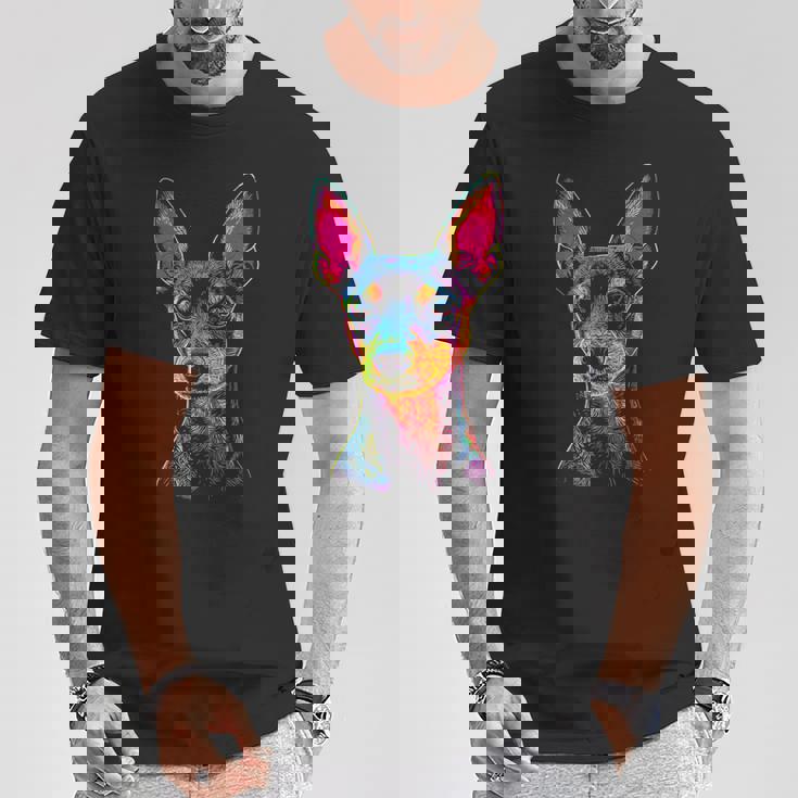 ミニチュアピンシャー 犬 モチーフ ペット ミニチュア ピンシャー Tシャツ 面白い贈り物