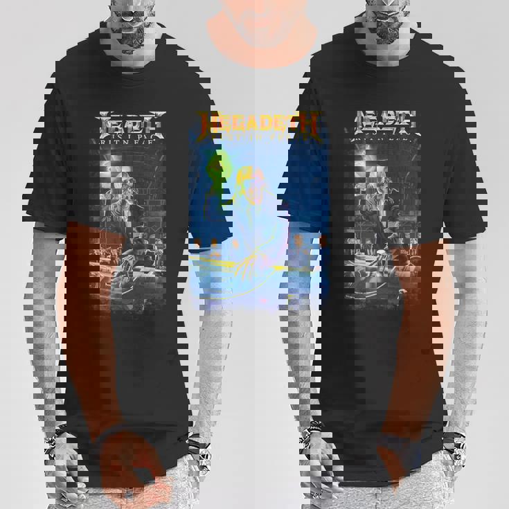 メガデス-ラスト・イン・ピース 長袖tシャツ Tシャツ 面白い贈り物