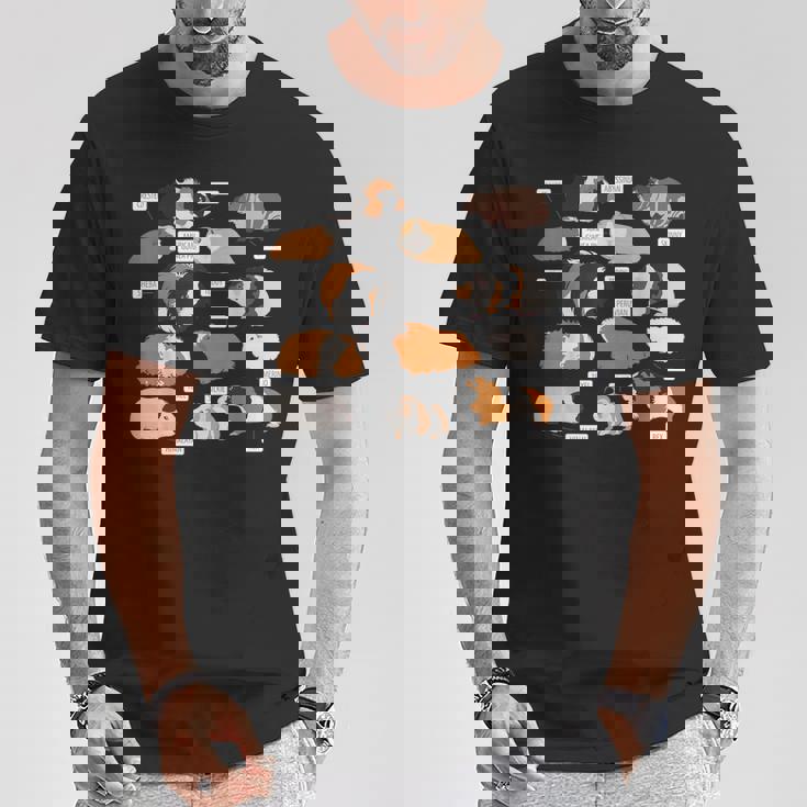 モルモット犬種シャツ Tシャツ 面白い贈り物