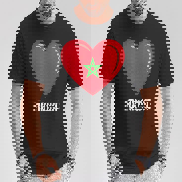 モロッコ国旗シャツ Tシャツ 面白い贈り物