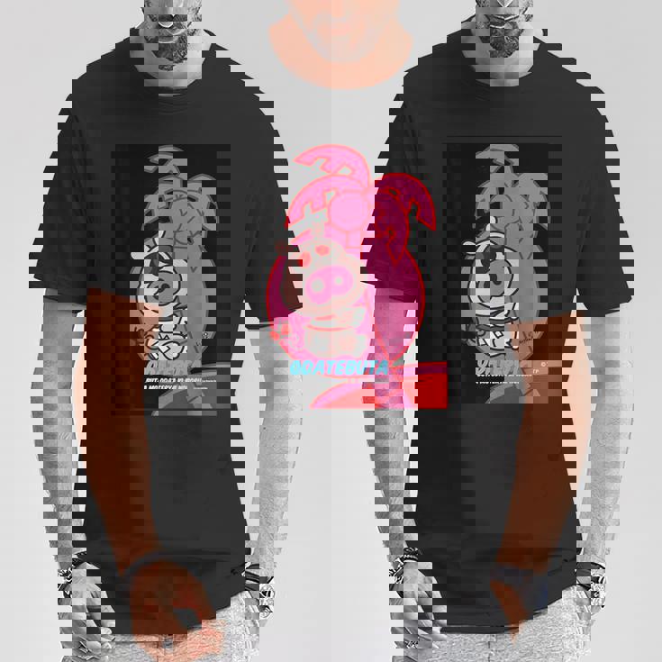 ヤッターマン 吉田すずかデザインa（おだてブタ） Tシャツ 面白い贈り物